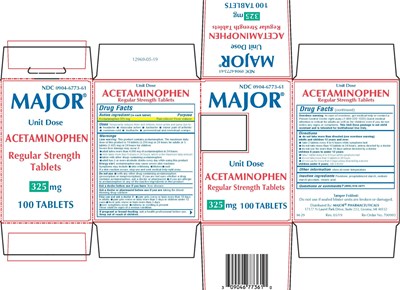0220K 100BC 12969 IFC MAJOR HOSPITAL Acetaminophen 325mg 700993 MAJOR